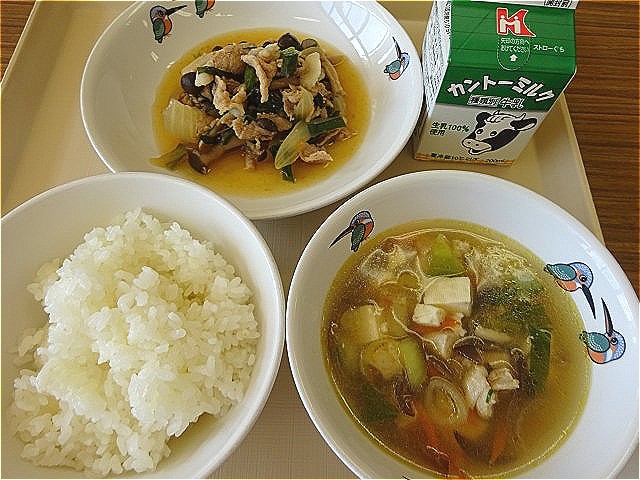 今日の給食