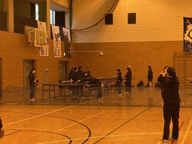 卓球部　練習