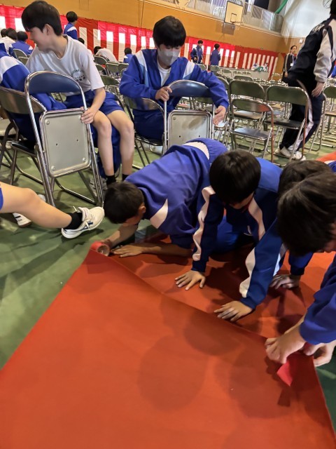 入学式準備