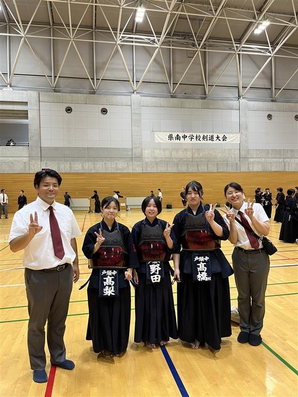 剣道女子団体の様子