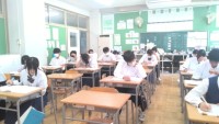 夏休みの成果を発揮しています