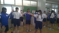 団役員が一生懸命教えています。