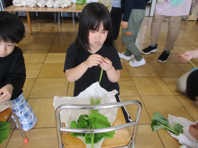 「ここからむけるかな？」